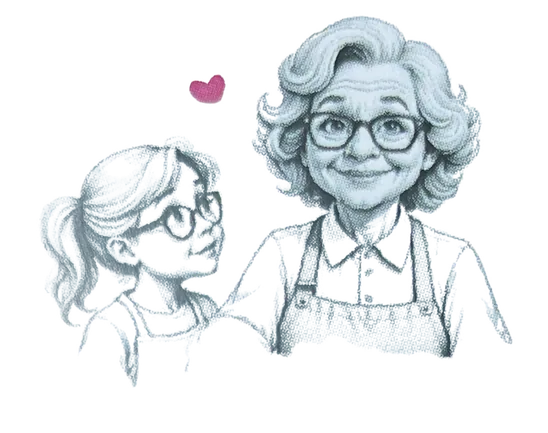 Marie-Lou et sa grand-mère